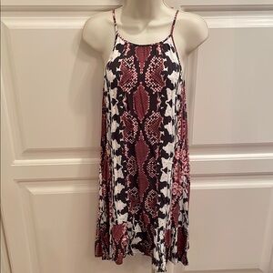 Tart snake print dress sz xs